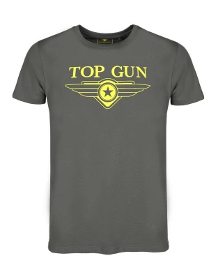 Foto van product TOP GUN Shirt 'TG2024002' geel / antraciet