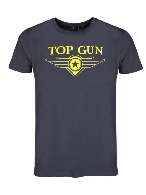 Foto van product TOP GUN Shirt 'TG2024002' marine / geel