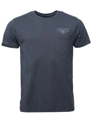 Foto van product TOP GUN Shirt ' TG24041 ' nachtblauw / lichtgrijs
