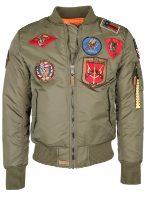 Foto van product TOP GUN Tussenjas olijfgroen / gemengde kleuren