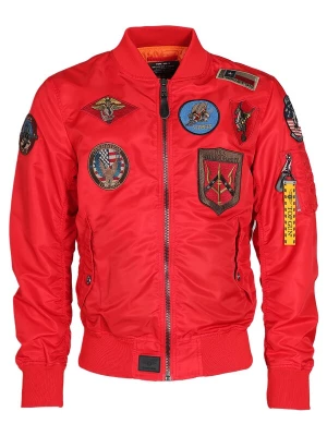 Foto van product TOP GUN Tussenjas 'TG2024001' blauw / bruin / geel / rood