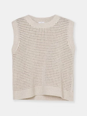 Foto van product Top KNITID zandkleur