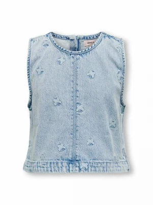 Foto van product Top ONLY GIRLS lichtblauw denim