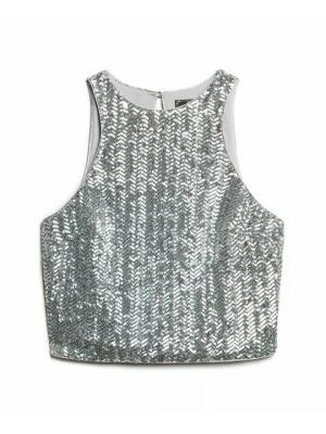 Foto van product Top Superdry zilverkleurig