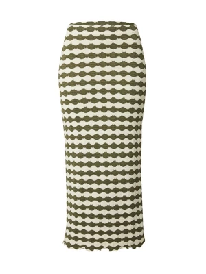 Foto van product TOPSHOP Rok beige / olijfgroen