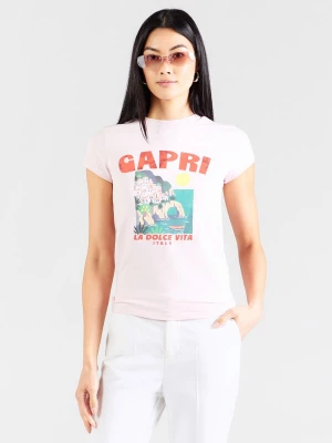 Foto van product TOPSHOP Shirt 'KIA EVERYDAY' beige / turquoise / geel / rosa