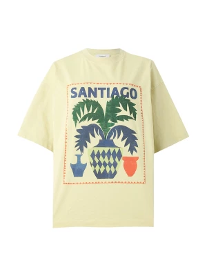 Foto van product TOPSHOP Shirt 'LAVA SANTIAGO' navy / lichtgeel / groen / oranje