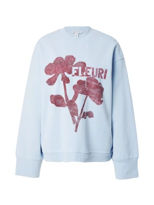 Foto van product TOPSHOP Sweatshirt 'Gaby' lichtblauw / bordeaux