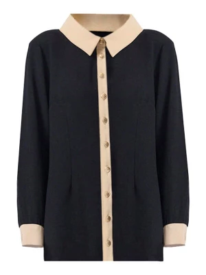 Foto van product Touche Prive Blouse beige / zwart Touché Privé