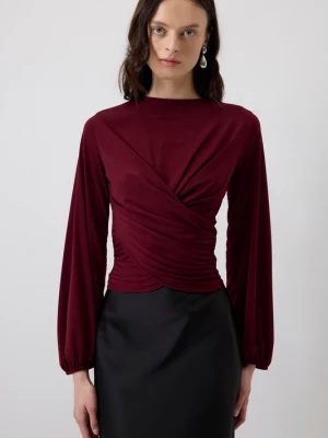 Foto van product Touche Prive Blouse bourgogne Touché Privé