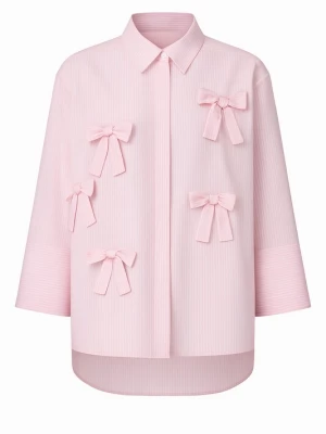 Foto van product Touche Prive Blouse rosa / wit Touché Privé