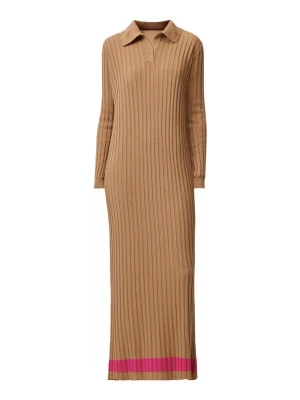 Foto van product Touche Prive Gebreide jurk camel / pink Touché Privé