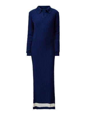 Foto van product Touche Prive Gebreide jurk navy / wit Touché Privé