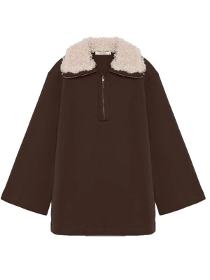 Foto van product Touche Prive Sweatshirt ecru / bruin Touché Privé