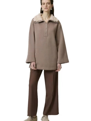 Foto van product Touche Prive Sweatshirt taupe Touché Privé
