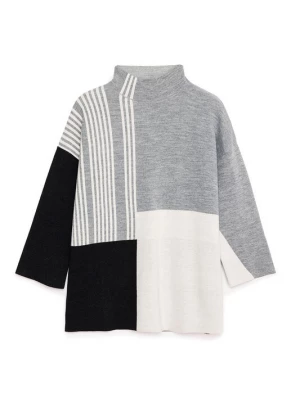 Foto van product Touche Prive Trui grijs gemêleerd / zwart / offwhite Touché Privé
