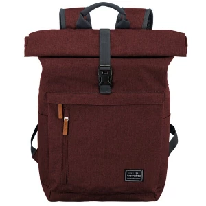 Foto van product TRAVELITE Rugzak cognac / donkergrijs / bordeaux / wit