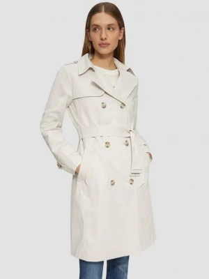 Foto van product Trenchcoat met gestreepte voering s.Oliver crème
