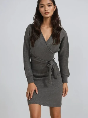 Foto van product Trend Alaçatı Stili Jurk donkergrijs