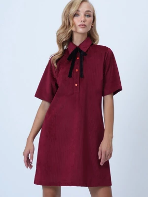Foto van product Trend Alaçatı Stili Jurk wijnrood