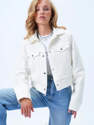 Foto van product Trend Alaçatı Stili Tussenjas ecru