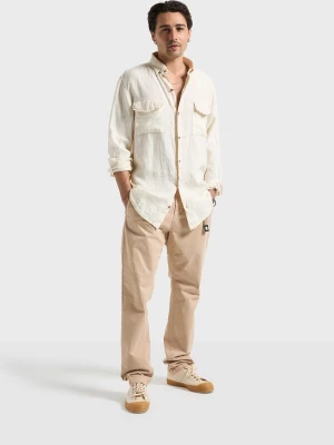 Foto van product Trendsplant Overhemd ' CAP ' ecru