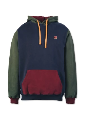 Foto van product Trendsplant Sweatshirt ' COLOR BLOCK ' navy / groen / rood