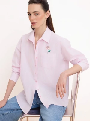 Foto van product Trendyol Blouse groen / rosa / wit