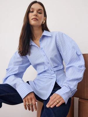 Foto van product Trendyol Blouse lichtblauw / wit