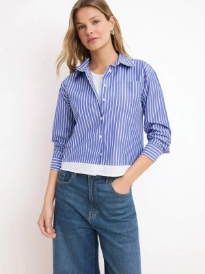 Foto van product Trendyol Blouse navy / wit