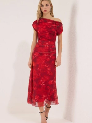 Foto van product Trendyol Cocktailjurk rood / lichtrood / donkerrood