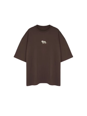 Foto van product Trendyol Curve Shirt crème / chocoladebruin