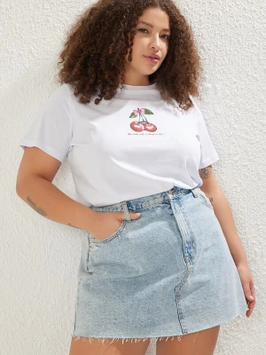 Foto van product Trendyol Curve Shirt groen / rood / wit