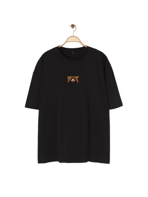 Foto van product Trendyol Curve Shirt hemelsblauw / oranje / donkeroranje / zwart