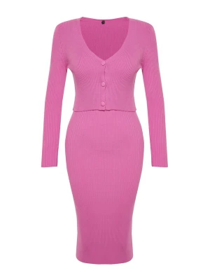 Foto van product Trendyol Gebreide jurk pink