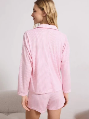 Foto van product Trendyol Korte pyjama lichtroze / wit