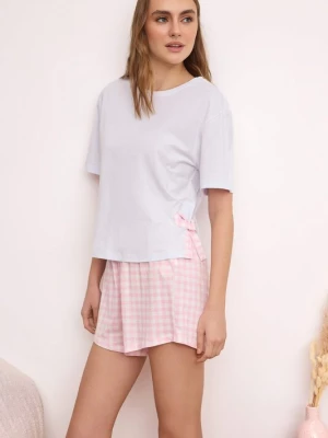 Foto van product Trendyol Korte pyjama rosa / wit