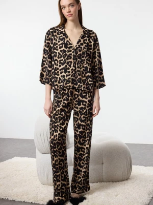 Foto van product Trendyol Pyjama chamois / cappuccino / zwart