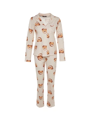 Foto van product Trendyol Pyjama lichtbeige / bruin / lichtbruin / wit