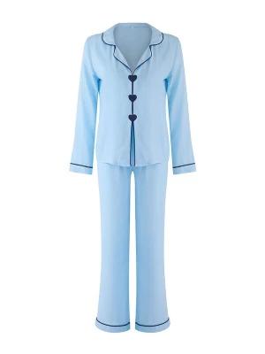 Foto van product Trendyol Pyjama lichtblauw / donkerblauw