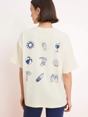 Foto van product Trendyol Shirt blauw / natuurwit