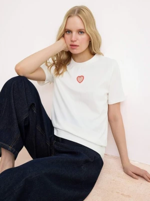 Foto van product Trendyol Shirt bloedrood / wit