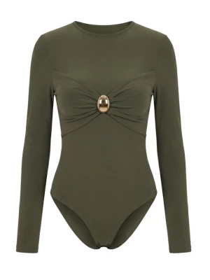 Foto van product Trendyol Shirt body olijfgroen