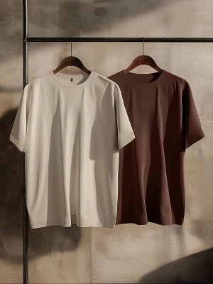 Foto van product Trendyol Shirt bruin / lichtgrijs