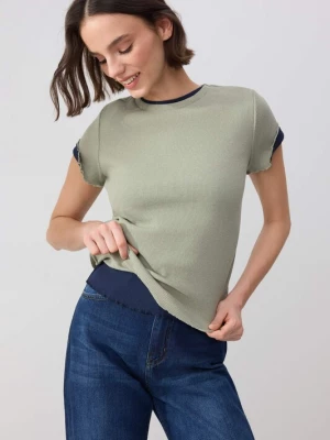 Foto van product Trendyol Shirt donkerblauw / pastelgroen