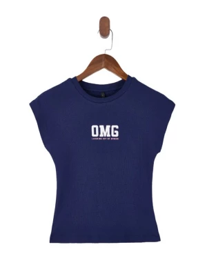Foto van product Trendyol Shirt donkerblauw / rosé / wit