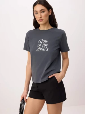 Foto van product Trendyol Shirt donkergrijs / wit