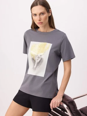 Foto van product Trendyol Shirt geel / grijs / donkergrijs / offwhite