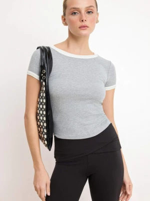 Foto van product Trendyol Shirt grijs / wit