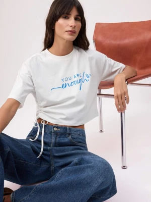 Foto van product Trendyol Shirt hemelsblauw / wit